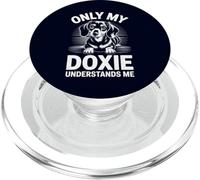 Seule ma Doxie me comprend Vintage Weiner Dog Mom Dad PopSockets PopGrip pour MagSafe