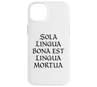 Seule Une Bonne Langue est Une Langue Morte Langue Latine Amusante Coque pour iPhone 14 Plus