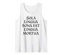 Seule Une Bonne Langue est Une Langue Morte Langue Latine Amusante Débardeur