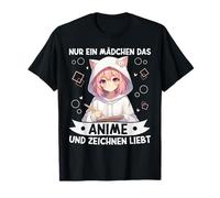 Seule Une Fille Qui Aime Les Dessins animés et Les Croquis T-Shirt