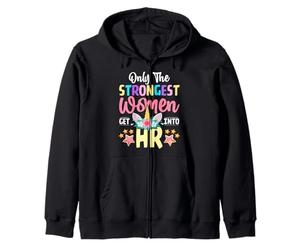 Seules Les Femmes Les Plus Fortes entrent dans Les ressources humaines RH Lady Sweat à Capuche