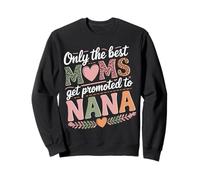 Seules les meilleures mamans sont promues au rang de Nana Funny Mom Leopard Sweatshirt