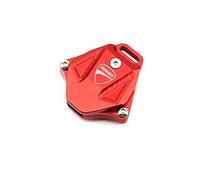 Seulomo Étui de Protection pour clé Moto Couvercle en Alum pour Ducati Ducati Streetfighter V4 SP V2 Panigale V2 V4 SP 2022-2024 Accessoire Porte-clés Étui Coquille & Porte-clés Porte-clés(KC Red)
