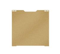 SeulQirw Plaque de construction PEI 355 x 346 mm pour Bambu Lab H2D, lit double face en acier à ressort flexible texturé doré, plate-forme chauffante résistante à 300 ℃ pour PLA/PETG/ABS/TPU