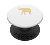 Seuls Les éléphants devraient Porter de l'ivoire - Amoureux des Animaux, Pas de braconnage PopSockets PopGrip Adhésif