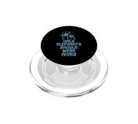 Seuls Les éléphants doivent Porter de l'ivoire PopSockets PopGrip pour MagSafe