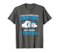 Seuls Les Meilleurs Frères sont promus Tonton Loading bébé T-Shirt, Homme, Asphalte, XL