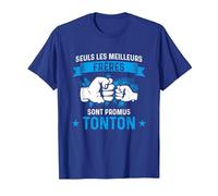 Seuls Les Meilleurs Frères sont promus Tonton Loading bébé T-Shirt, Homme, Bleu Royal, S