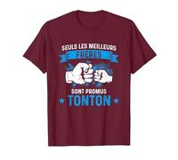 Seuls Les Meilleurs Frères sont promus Tonton Loading bébé T-Shirt, Homme, Marron, XXL