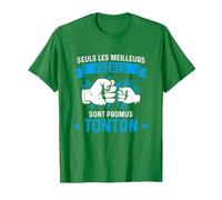 Seuls Les Meilleurs Frères sont promus Tonton Loading bébé T-Shirt, Homme, Vert Kelly, S