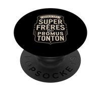 Seuls Les Super Frères Promus Tonton PopSockets PopGrip Adhésif