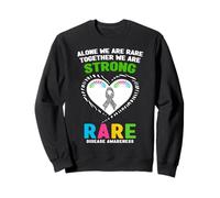 Seuls, Nous Sommes rares, Ensemble, Nous Sommes rares Journée des Maladies rares 2026 Sweatshirt
