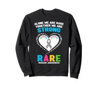 Seuls, Nous Sommes rares, Ensemble, Nous Sommes rares Journée des Maladies rares 2026 Sweatshirt