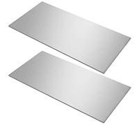 SEUNMUK Lot de 2 plaques en aluminium 6061-T6 de 15,2 x 30,5 cm d'épaisseur avec film de protection