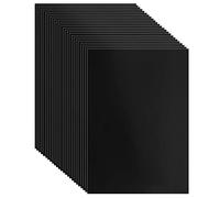 SEUNMUK Lot de 200 feuilles de papier cartonné noir A4 de 20 x 21 cm, papier cartonné noir imprimable pour scrapbooking et travaux manuels, 230 g/m² d'épaisseur