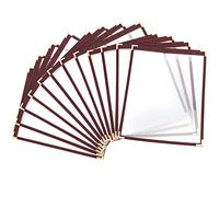 SEUNMUK Lot de 30 pochettes pour menu de restaurant 21,6 x 27,9 cm, 2 vues pour restaurants, bars et cafés