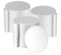 SEUNMUK Lot de 300 planches à gâteau en mousse, mini moules à gâteau ronds pour fêtes, mariages, anniversaires