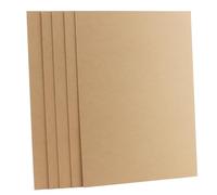 SEUNMUK Paquet de 5 planches de bois MDF A3 pour l'art, panneaux de fibres de densité moyenne de 2 mm, panneaux MDF, feuille d'art pour gravure au laser, dessin, décoration d'intérieur, projets de bri