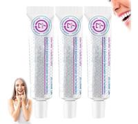 Seurico Thermoplastic Denture Adhesive Cushion,Silicone Reline Denture Set,Denture Adhesive Cream,Soft Denture Kit,Denture Fixation Adhesive for Upper&Lower Dentures,Improve Comfort,Easy to Use (3Pcs)