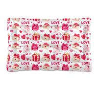 Sevdomey Aquarelle Gifts Tapis de niche pour animal domestique, lavable, doux et confortable avec fond antidérapant pour chiens et chats de petite, moyenne et grande taille, 45 x 60 cm