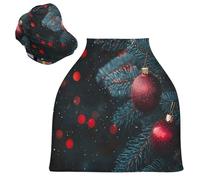 Sevdomey Boules de Noël et arbre d'allaitement housse de siège auto pour bébés nouveau-nés, multi-usages, doux et respirant, housses de siège de voiture, écharpe d'allaitement
