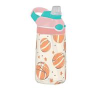 Sevdomey Bouteille d'eau avec paille pour filles et garçons, en acier inoxydable isotherme et anti-fuite, 480 ml pour l'école, la crèche, les voyages, le sport