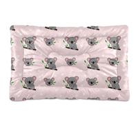 Sevdomey Cartoon Koalas Tapis de niche pour animal domestique, lavable, doux et confortable avec fond antidérapant pour chiens et chats de petite, moyenne et grande taille, 45 x 60 cm