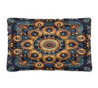 Sevdomey Coussin à motif mandala pour animal domestique pour chien et chat - Lavable - Doux et confortable - Avec fond antidérapant - Pour chiens et chats de petite, moyenne et grande taille - 45 x 60