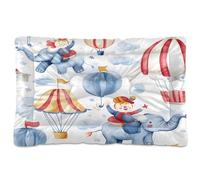 Sevdomey Coussin pour animal domestique motif clowns aquarelle pour chien et chat - Lavable - Doux et confortable - Avec fond antidérapant - Pour chiens et chats de petite, moyenne et grande taille -