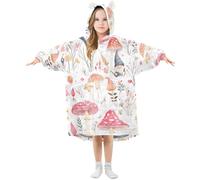 Sevdomey Couvertures à porter en forme de champignon mignon pour enfants, garçons et filles, sweat à capuche double couche surdimensionné, Mignon champignon., S