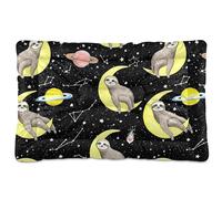 Sevdomey Cute Sloths Coussin pour animal domestique pour chien et chat - Lavable - Doux et confortable - Avec fond antidérapant - Pour chiens et chats de petite, moyenne et grande taille - 45 x 60 cm