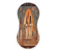 Sevdomey Ensemble de bavoirs en mousseline de coton doux et absorbant pour nouveau-né, garçons et filles, dieux égyptiens pharaons