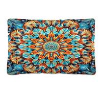 Sevdomey Fantastique tapis à motif mandala pour animal domestique pour chien et chat de petite, moyenne et grande taille, lavable, doux et confortable, avec fond antidérapant, 45 x 60 cm