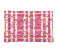 Sevdomey Golden Hearts Tapis de niche pour animal domestique, lavable, doux et confortable avec fond antidérapant pour chiens et chats de petite, moyenne et grande taille, 60 x 90 cm