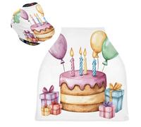 Sevdomey Housse de siège de voiture d'allaitement à l'aquarelle pour bébés nouveau-nés, housse d'allaitement douce et respirante multifonction - Housses de siège de voiture - Écharpe d'allaitement