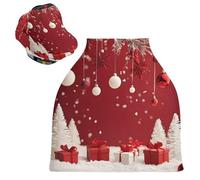 Sevdomey Housse de siège de voiture d'allaitement de Noël pour bébés nouveau-nés, multi-usages, doux et respirant - Housses de siège de voiture - Écharpe d'allaitement