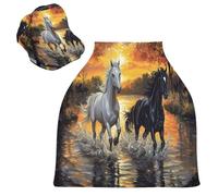 Sevdomey Housse de siège de voiture d'allaitement pour bébés nouveau-nés, multi-usages, douce et respirante - Housses de siège de voiture - Écharpe d'allaitement