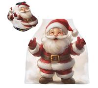 Sevdomey Housse de siège de voiture pour bébé, nouveau-nés, motif Père Noël, multifonction, douce, respirante, pour siège de voiture, écharpe d'allaitement