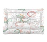Sevdomey Lit Mignon à Bulles et Dragons pour Chien et Chat de Petite, Moyenne et Grande Taille, 60 x 90 cm, Lavable, Doux et Confortable avec Fond antidérapant