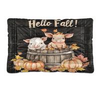 Sevdomey Lit Mignon en Forme de Vache des Highlands pour Chien et Chat - Lavable - Doux et Confortable - avec Fond antidérapant - pour Chiens et Chats de Petite, Moyenne et Grande Taille - 60 x 90 cm