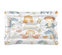 Sevdomey Lit princesse avec dragons pour animal domestique pour chien et chat - Lavable - Doux et confortable - Avec fond antidérapant - Pour chiens et chats de petite, moyenne et grande taille, 60 x