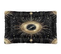 Sevdomey Magic Eyes - Lit pour animal domestique pour chien et chat - Lavable doux et confortable - Avec fond antidérapant - Pour chiens et chats de petite, moyenne et grande taille, 45 x 60 cm