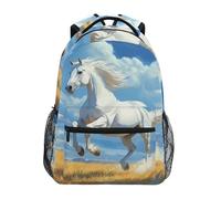 Sevdomey Sac à dos pour ordinateur portable au galop - Étanche - 15 l - Élégant et léger - Avec plusieurs poches pour le travail, l'école et les voyages