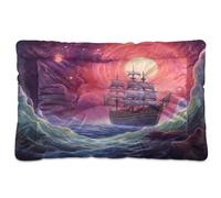 Sevdomey Ship in Ocean - Tapis pour chien et chat - Lavable doux et confortable - Avec fond antidérapant - Pour chiens de petite, moyenne et grande taille - 45 x 60 cm