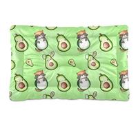 Sevdomey Tapis de niche en forme d'avocats mignons pour animal domestique, lavable, doux et confortable avec fond antidérapant pour chiens et chats de petite, moyenne et grande taille, 60 x 90 cm
