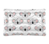 Sevdomey Tapis de niche mignon Koalas pour animal domestique, lavable, doux et confortable avec fond antidérapant pour chiens et chats de petite, moyenne et grande taille, 45 x 60 cm