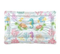 Sevdomey Tapis de niche mignon pour animaux sous-marins, tapis de niche, lavable, doux et confortable avec fond antidérapant pour chiens et chats de petite, moyenne et grande taille, 45 x 60 cm