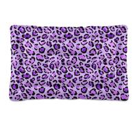 Sevdomey Tapis de niche pour animal domestique imprimé léopard, lavable, doux et confortable avec fond antidérapant pour chiens et chats de petite, moyenne et grande taille, 60 x 90 cm