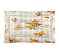Sevdomey Tapis de niche pour animal domestique motif feuilles aquarelle, lavable, doux et confortable avec fond antidérapant pour chiens et chats de petite, moyenne et grande taille, 45 x 60 cm