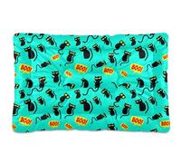 Sevdomey Tapis d'Halloween pour animal domestique pour chien et chat - Lavable - Doux et confortable - Avec fond antidérapant - Pour chiens de petite, moyenne et grande taille - 60 x 90 cm